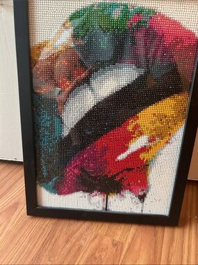 Abstract Color Splash Framed Wall Art - diamond painting